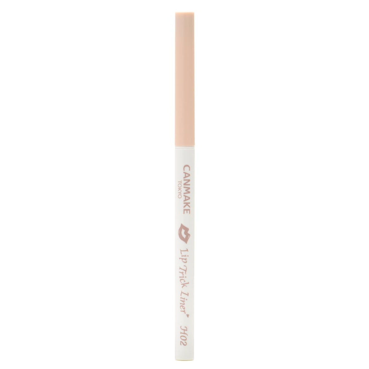 Canmake Lip Trick Liner, Twist-Up Lip Highlight and Shading Pencil with 1.5 mm Fine Tip