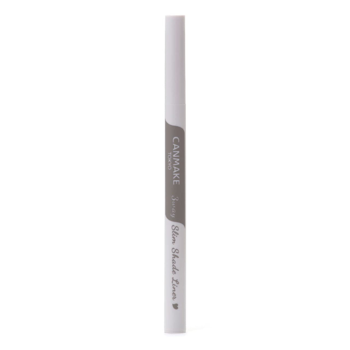 Canmake 3-Way Slim Shade Liner, Fine-Brush Liquid Liner for Double Eyelid Lines, Under-Eye Shadow and Eyebrow Hairs, Waterproof, 0.72 mL