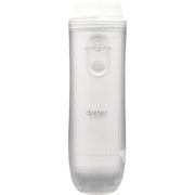 dretec Handy Shower PW-100WT, Portable Electric Bottom Washer 140 mL with 2 Strength Modes, 180-Degree Nozzle, IPX4 Splash-Proof, 2 AAA Batteries Included