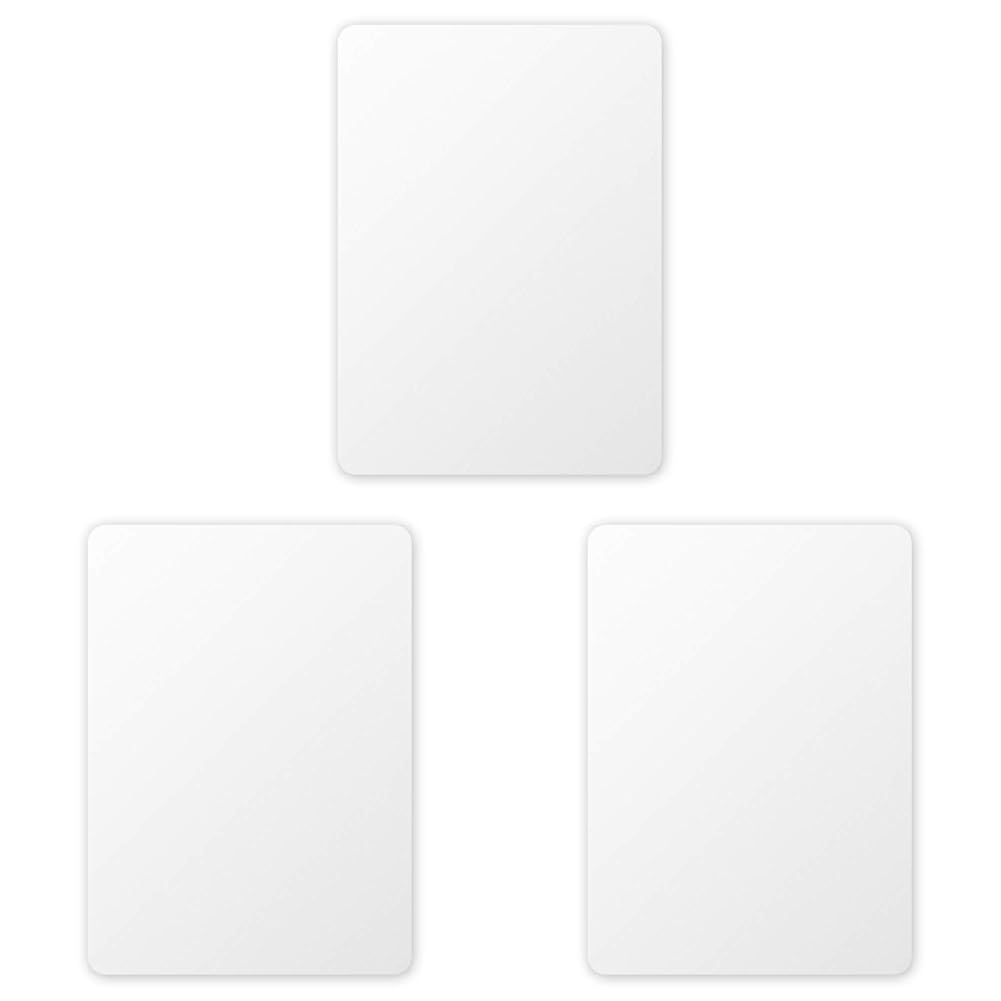Sonic Soft-Hard Two-Sided Clear Underlay Sheet, Soft Side for Careful Writing and Hard Side for Fast Writing, A4 214 x 301 mm or B5 180 x 250 mm, 1 to 3 Sheets