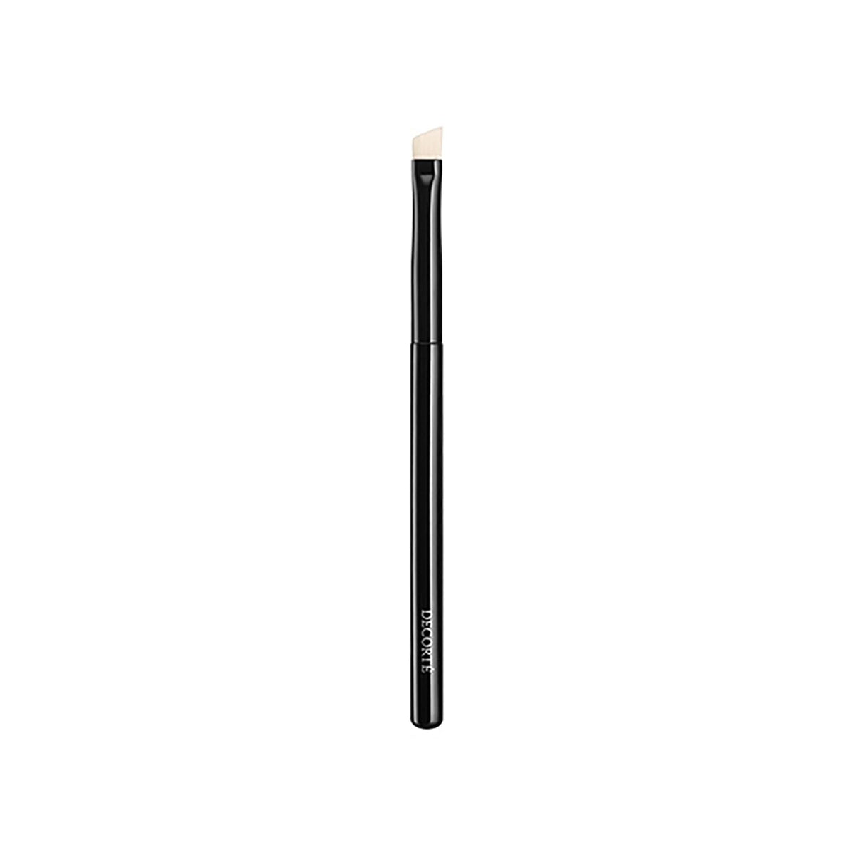 Decorté Eyebrow Brush II, Angled Eyebrow Makeup Brush with Black Handle