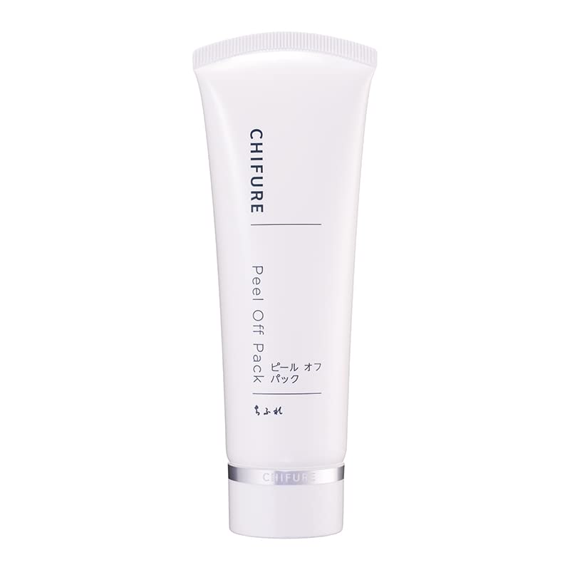 Chifure Peel-Off Pack with Hyaluronic Acid and Trehalose, Fragrance-Free Exfoliating Face Pack, 80 g