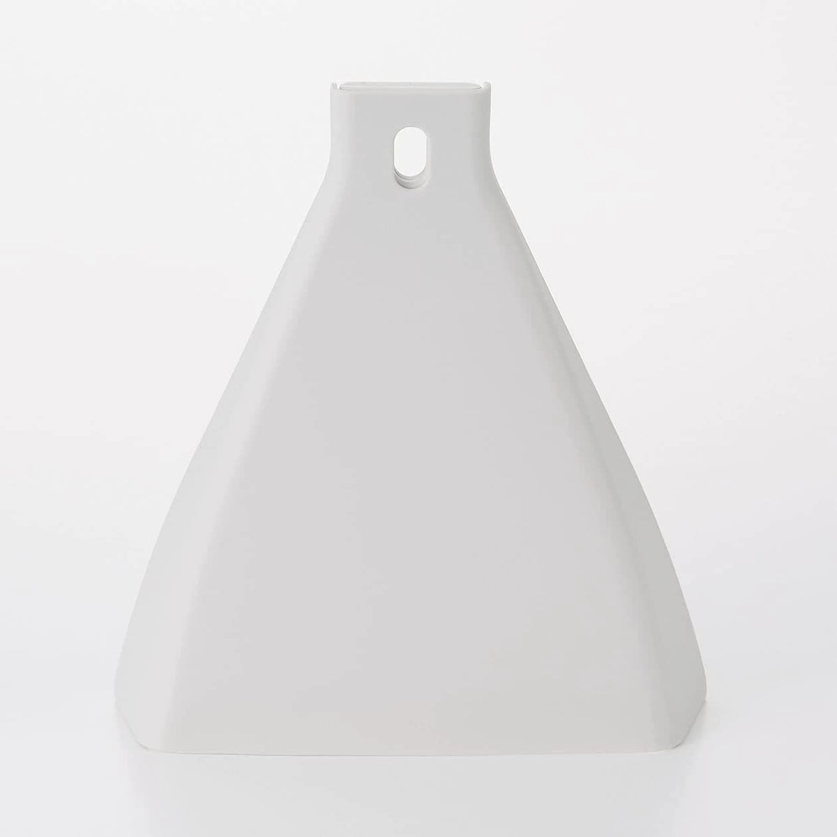MUJI Desktop Broom with Dustpan, Compact Self-Standing Set with Horsehair Bristles, 16 x 4 x 17 cm and 90 g, White