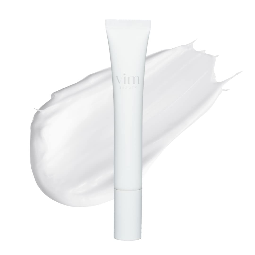 Vim Beauty Keep Confidence Primer in 20 g and 40 g, Soft Focus Makeup Base with Sebum-Absorbing Powder and Panthenol, Semi-Matte Finish, Made in Korea