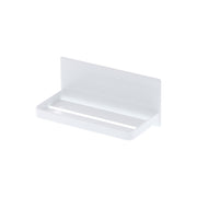 Yamazaki Tower Magnetic Bathroom Rack, Holder That Sticks to a Steel Bathroom Wall by Magnet and Drains Water So Slime Stays Away, Holds 2 kg, 18 x 8.5 x 8 cm and 330 g, White or Black