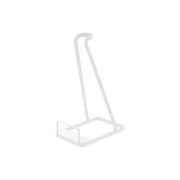 Yamazaki Tower Stick Vacuum Stand, Compact Stand That Keeps a Stick Vacuum Cleaner Upright in a Corner, Fits Pipes up to 4 cm and Heads 15 cm Wide, Holds a Vacuum up to 3 kg, Cushions Included, 15 x 24 x 38 cm and 680 g, White or Black