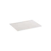 Yamazaki Tower Wide Glass and Mug Drainer Tray, Wide Thin Drainer Tray for Glasses and Mugs With a Shallow Rim for Airflow That Dries Fast, Easy to Wash and Keep Clean, 42.5 x 30.7 cm, Heat Safe to 90 C, 42.5 x 30.7 x 1.5 cm and 580 g, White
