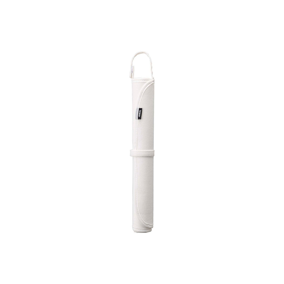 Yamazaki Tower Roll-Up Ironing Mat, Thin Light Ironing Mat That Spreads Out on Any Table in a Moment and Rolls Up to Hang on a Closet Hook, 72 x 40 cm, Easy to Carry, 72 x 40 cm open; 6 x 6 x 40 cm rolled and 110 g, White or Black
