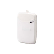 Yamazaki Tower Iron Mitt, Mitt-Shaped Cotton Pad You Wear While Steam Ironing Clothes on a Hanger, Mesh Hand Side Stops Heat Building Up, Hangs on a Hook, Heat Safe to 200 C, 18 x 4 x 27 cm and 90 g, White or Black