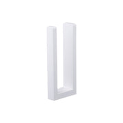 Yamazaki Tower Magnetic Kitchen Paper Holder with Stopper, Magnetic Holder With a Stopper You Pull Forward to Pinch the Paper for One-Hand Cutting, Floats on a Refrigerator or Kitchen Panel, Holds 1 kg, 5 x 10.2 to 17.5 x 24.5 cm and 300 g, White or Black