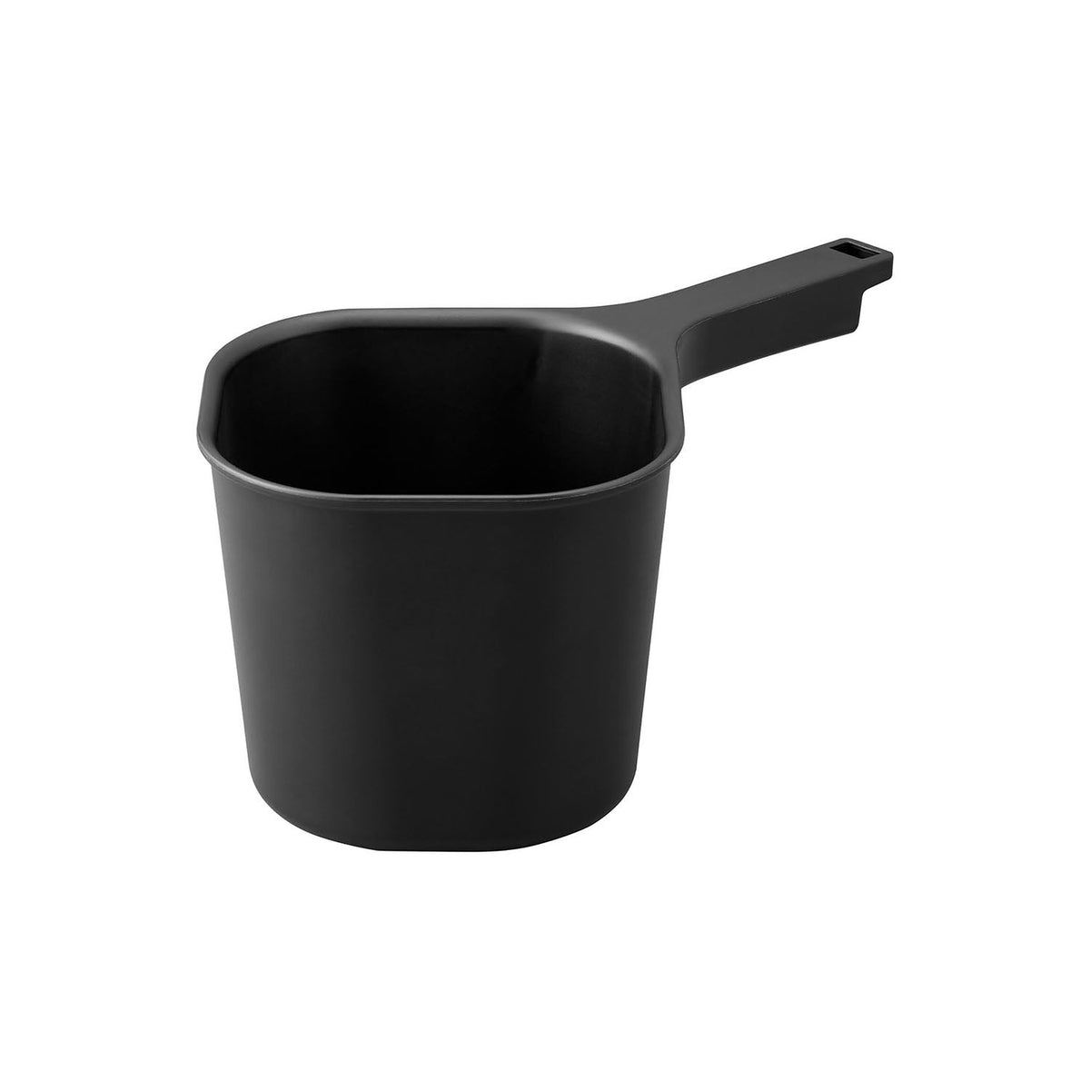 Yamazaki Tower Magnetic Hand Basin 1.5 L, Hand Basin of 1.5 L with a Handle that Sticks to a Steel Bathroom Wall by Embedded Magnets, Heat Resistant to 160 C, 16.5 x 28 x 13 cm and 200 g, White or Black