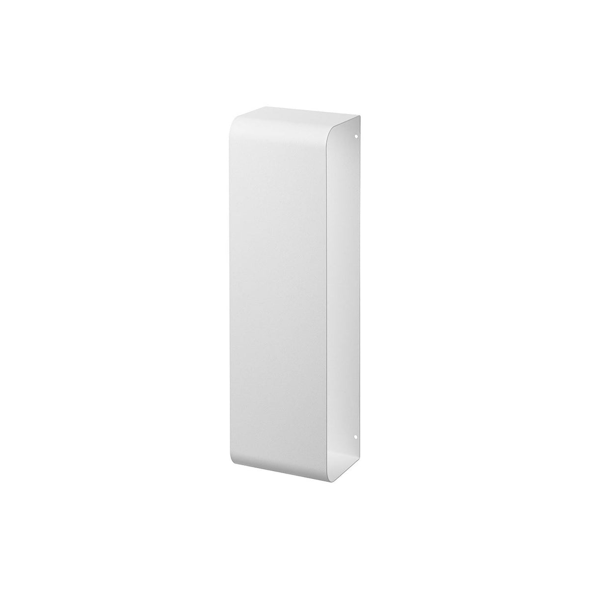 Yamazaki Tower Magnetic Bath Towel Holder, Tall Holder That Sticks to the Side of a Washing Machine by Magnet or Screws to a Wall and Stocks Four Rolled Bath Towels Ready After the Bath, Holds 2 kg, 12 x 9 x 40 cm and 1150 g, White or Black