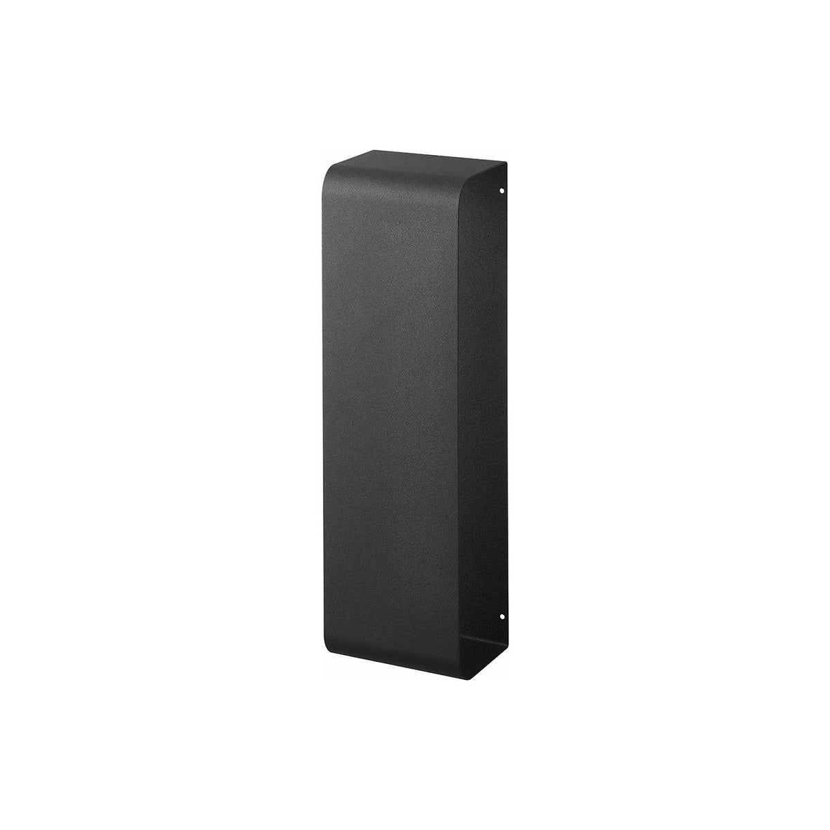 Yamazaki Tower Magnetic Bath Towel Holder, Tall Holder That Sticks to the Side of a Washing Machine by Magnet or Screws to a Wall and Stocks Four Rolled Bath Towels Ready After the Bath, Holds 2 kg, 12 x 9 x 40 cm and 1150 g, White or Black