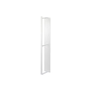 Yamazaki Tower Magnetic Laundry Hanger Storage Rack, Slim Rack That Stores Hangers and Clothes Pegs Beside a Washing Machine by Magnet or Screws and Can Lie Sideways Too, Three Hooks Included, Holds 3 kg, 6 x 8.5 x 46 cm and 520 g, White