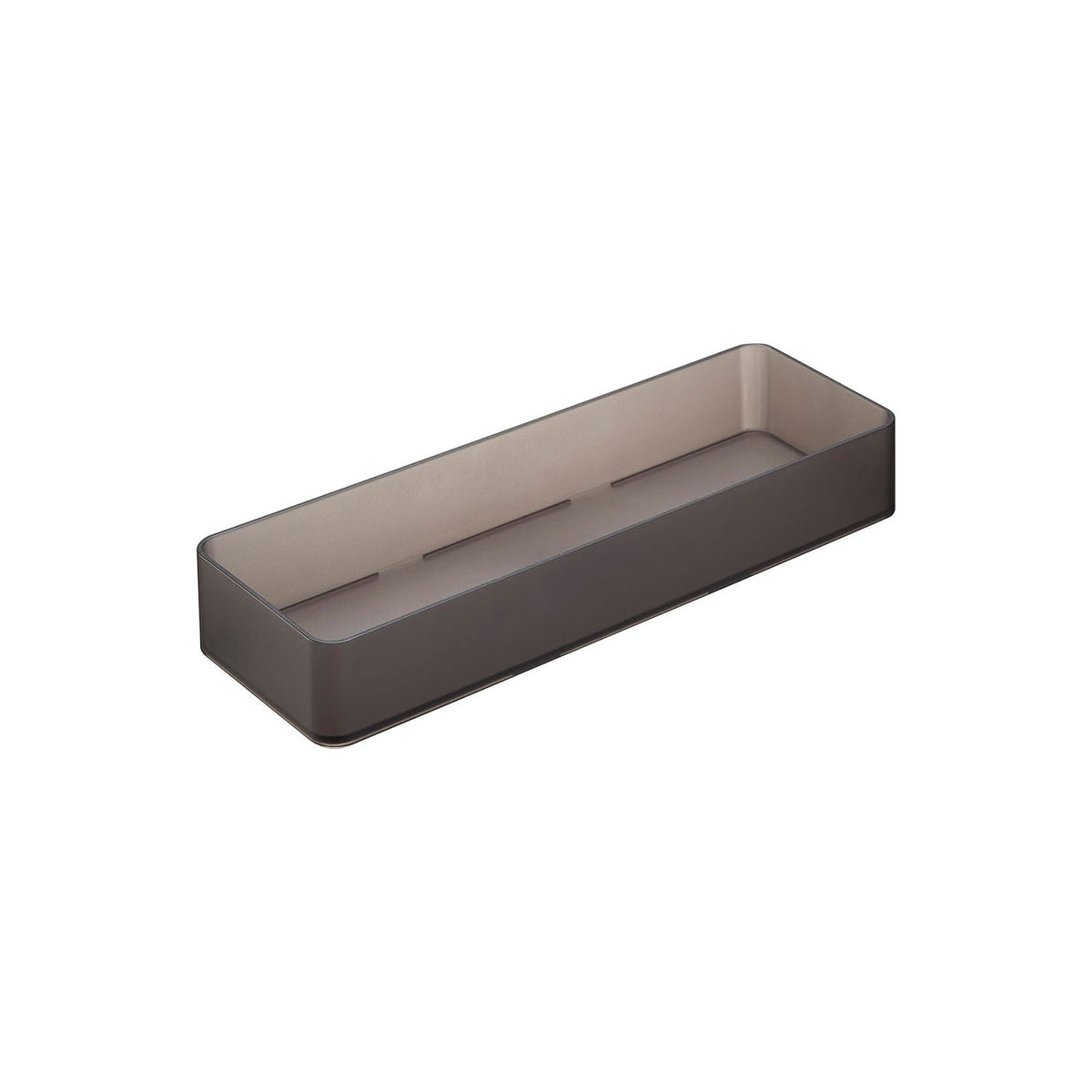 Yamazaki Tower Drawer Organiser Case L Set of 2, Set of 2 Drawer Organiser Cases That Combine Side by Side or Stack, L Size, Heat Safe to 90 C, 8 x 24 x 3.7 cm and 218 g, White or Black