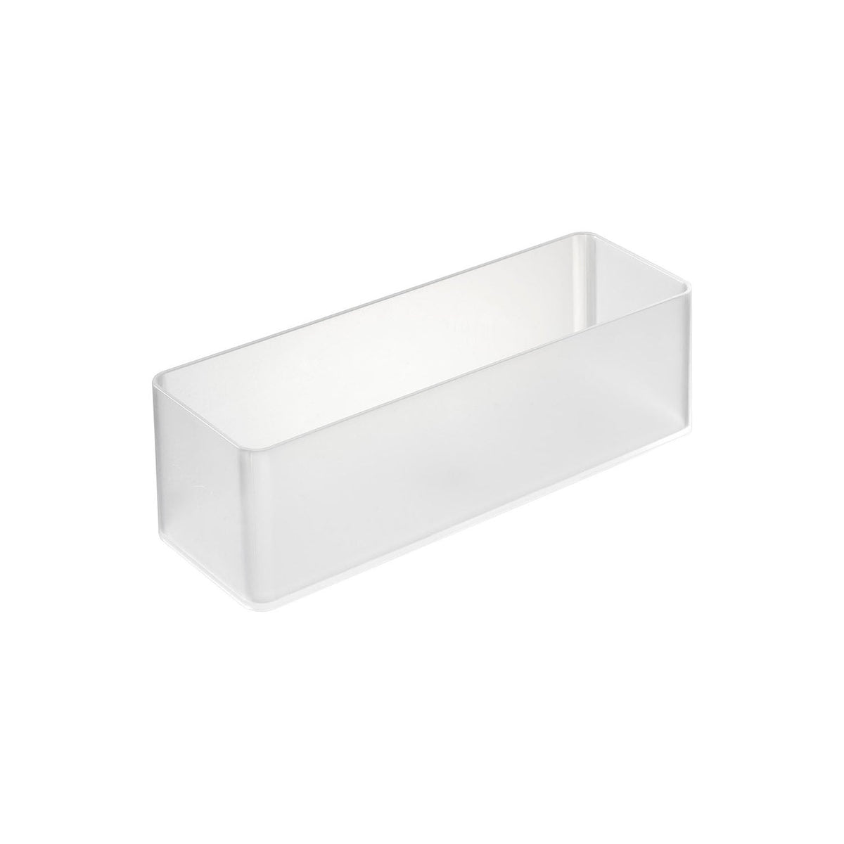 Yamazaki Tower Drawer Organiser Case Deep Set of 2, Set of 2 Drawer Organiser Cases That Combine Side by Side or Stack, Deep Type, Heat Safe to 90 C, 8 x 24 x 7.2 cm and 330 g, White or Black