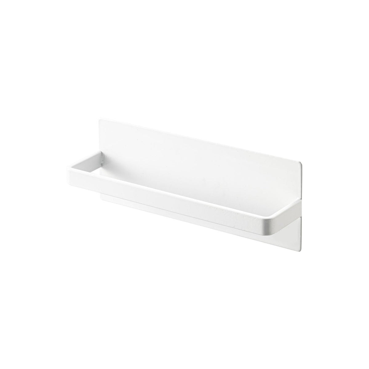 Yamazaki Tower Magnetic Kitchen Towel Hanger, Towel Bar That Sticks to a Refrigerator Side or Steel Kitchen Panel by Strong Magnet, Holds 1 kg, 16.5 x 4 x 6 cm and 190 g, White or Black