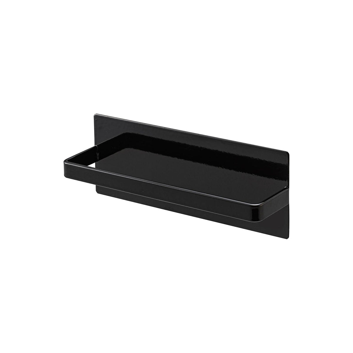 Yamazaki Tower Magnetic Kitchen Towel Hanger, Towel Bar That Sticks to a Refrigerator Side or Steel Kitchen Panel by Strong Magnet, Holds 1 kg, 16.5 x 4 x 6 cm and 190 g, White or Black