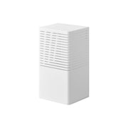 Yamazaki Tower Magnetic Deodorizer Case L, Case That Floats a Deodorizer on a Steel Entry Door or Refrigerator by Magnet and Hides It From View, Takes Bottles up to 10 x 8.2 x 19.6 cm, Holds 500 g, 11 x 9.6 x 20.3 cm and 420 g, White or Black