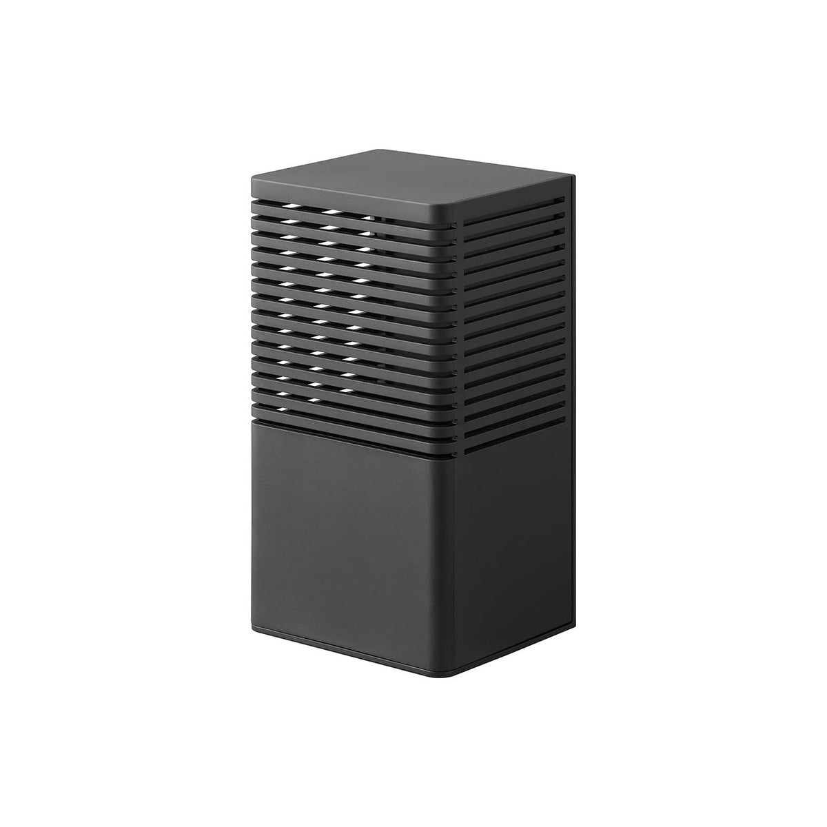 Yamazaki Tower Magnetic Deodorizer Case L, Case That Floats a Deodorizer on a Steel Entry Door or Refrigerator by Magnet and Hides It From View, Takes Bottles up to 10 x 8.2 x 19.6 cm, Holds 500 g, 11 x 9.6 x 20.3 cm and 420 g, White or Black