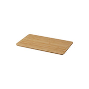 Yamazaki Tosca Cutting Board, Basic 31.5 cm Bamboo Cutting Board That Is Gentle on Knives and Usable on Both Sides, Compact Rectangle, Not Dishwasher Safe, 31.5 x 18.5 x 1 cm and 400 g, White