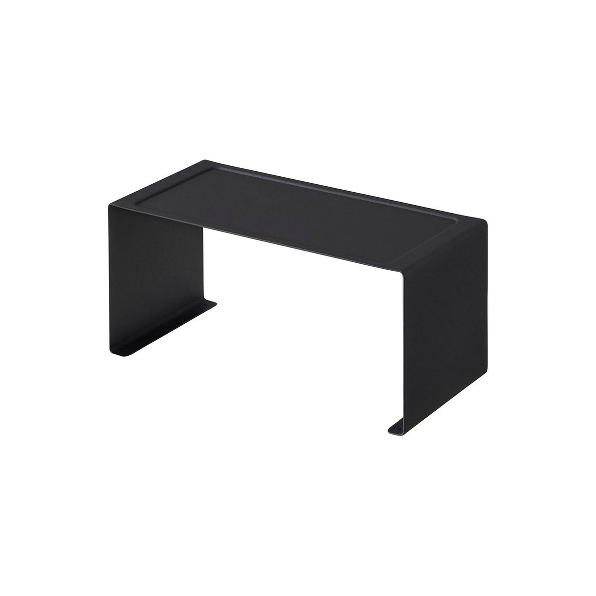 Yamazaki Tower Kitchen Steel U-Shaped Rack, U-Shaped Steel Rack That Gives a Top Tray and Storage Beneath, Stacks Two High or Sits Side by Side for More Room, Holds 3 kg, 30.5 x 14 x 14 cm and 850 g, White or Black