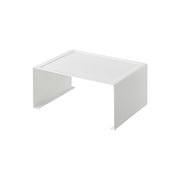 Yamazaki Tower Kitchen Steel U-Shaped Rack L, Sturdy U-Shaped Steel Rack That Gives a Top Tray and Storage Beneath, Stacks Two High or Sits Side by Side for More Room, Holds 5 kg, 30.5 x 22 x 14 cm and 1300 g, White or Black