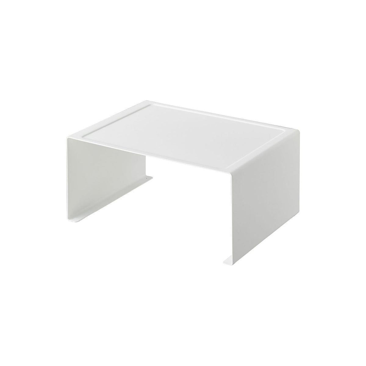Yamazaki Tower Kitchen Steel U-Shaped Rack L, Sturdy U-Shaped Steel Rack That Gives a Top Tray and Storage Beneath, Stacks Two High or Sits Side by Side for More Room, Holds 5 kg, 30.5 x 22 x 14 cm and 1300 g, White or Black