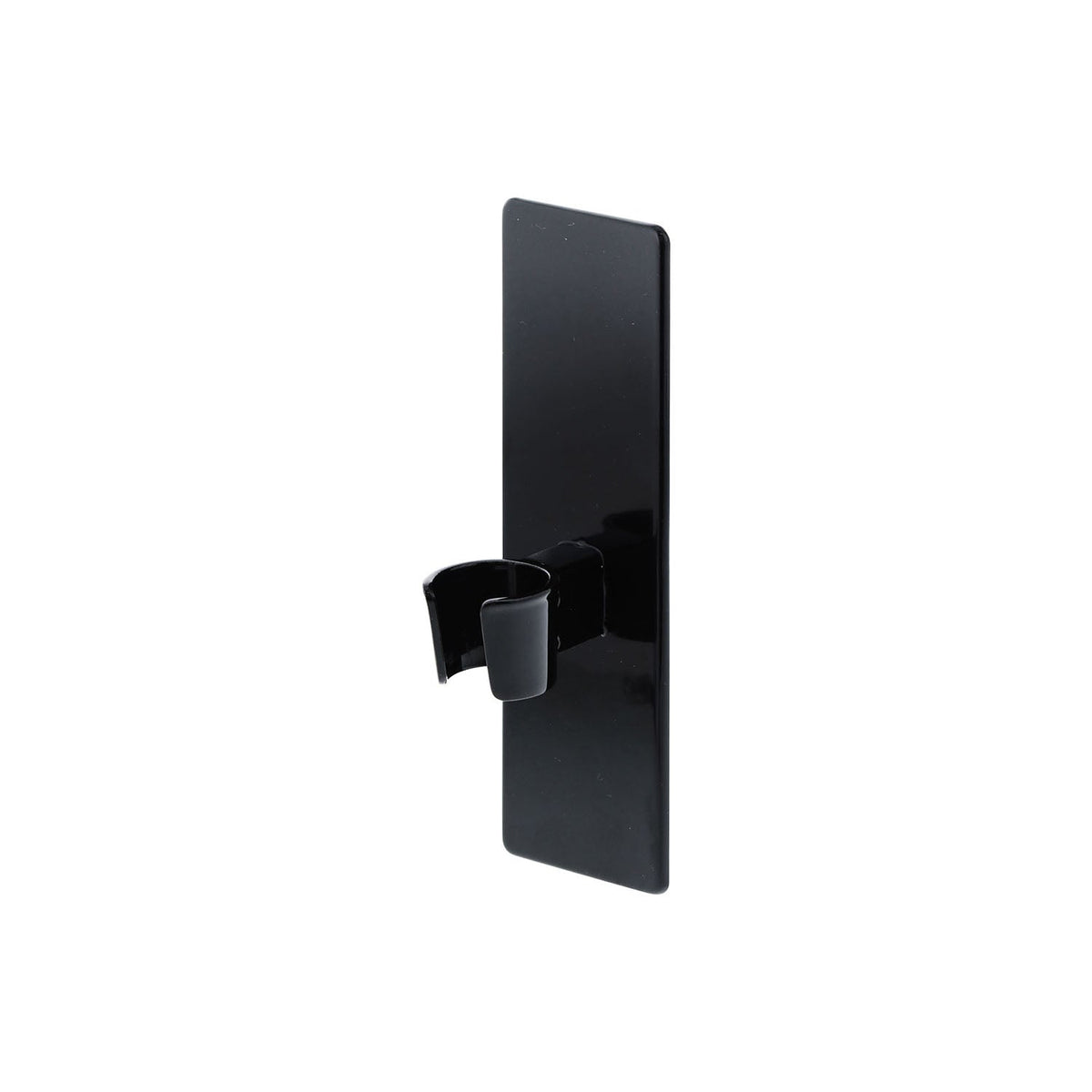 Yamazaki Tower Magnetic Bathroom Shower Hook, Hook That Sticks to a Steel Bathroom Wall by Magnet and Holds a Shower Head, Easy On and Off So Each Person Can Set Their Own Height, Holds 2 kg, 5 x 5 x 16 cm and 150 g, White or Black