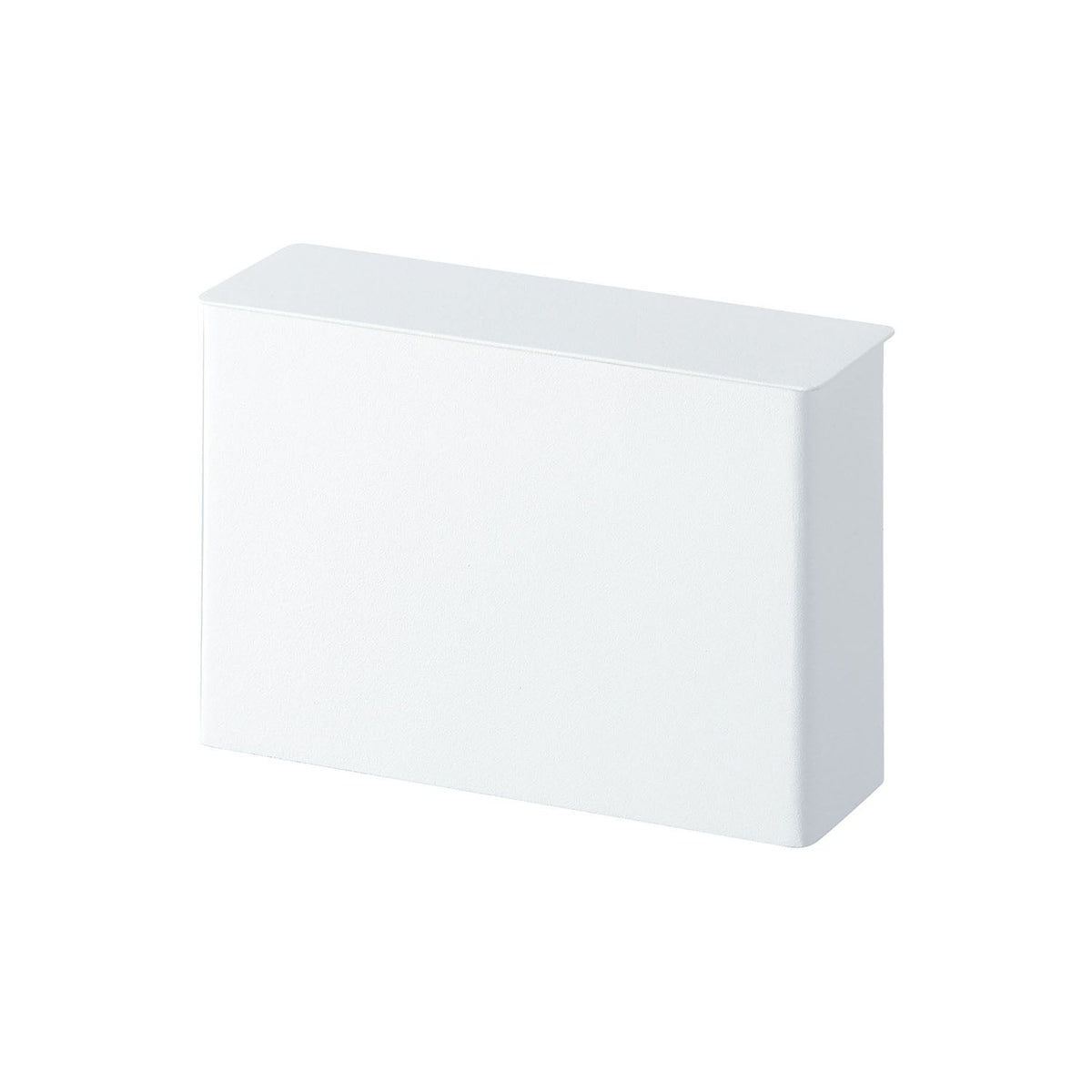 Yamazaki Tower Coffee Paper Filter Case, Steel Case With Two Sections for Two Sizes of Coffee Paper Filter, Lifts Off With the Lid So You Take One at a Time, Keeps Dust Out, 100 Fan or 60 Cone Filters, 18.5 x 5.7 x 13.7 cm and 660 g, White or Black