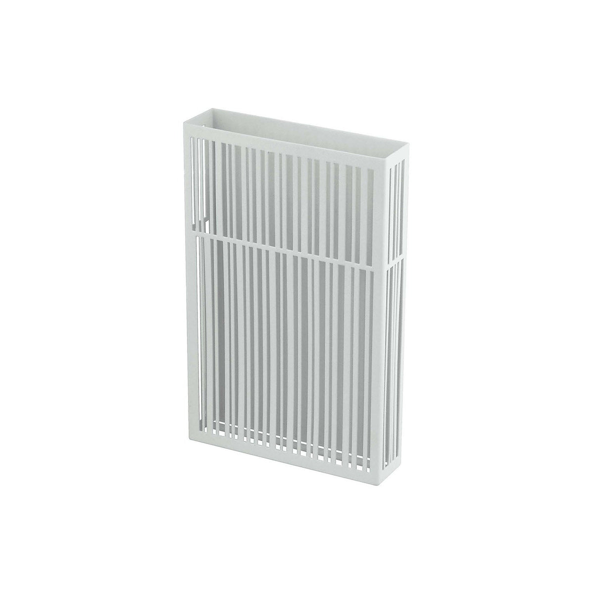 Yamazaki Tower Magnetic Insect Repellent Plate Cover, Slim Cover That Hides an Insect Repellent Plate and Sticks to a Steel Entry Door by Magnet or Hangs by String, Plates Up to 13.7 x 3.2 cm, Not Included, 14 x 3.5 x 22 cm and 380 g, White or Black