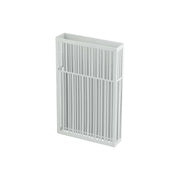 Yamazaki Tower Magnetic Insect Repellent Plate Cover, Slim Cover That Hides an Insect Repellent Plate and Sticks to a Steel Entry Door by Magnet or Hangs by String, Plates Up to 13.7 x 3.2 cm, Not Included, 14 x 3.5 x 22 cm and 380 g, White or Black