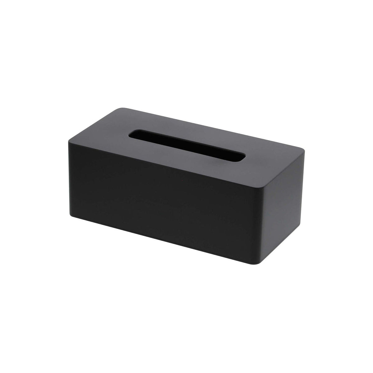 Yamazaki Tower Deep Tissue Box Case, Simple Case With an Adjustable Divider That Takes Tall Moisturising Tissue Boxes up to 9.5 cm High, Stands on a Shelf or Screws to a Board Wall, Holds 500 g, 26 x 13 x 10 cm and 360 g, White or Black
