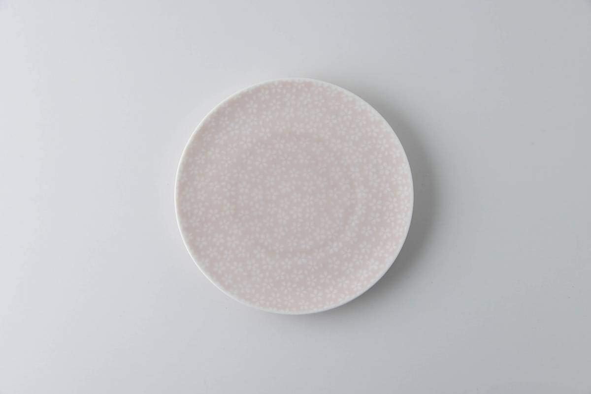 MIYAMA Casane Te Mino Ware Cherry Blossom Peach Glaze Saucer