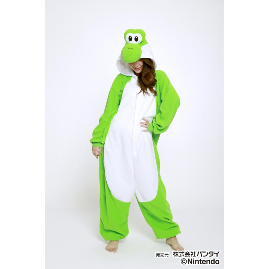 Nintendo Super Mario Yoshi Fleece Kigurumi, Adult Size M