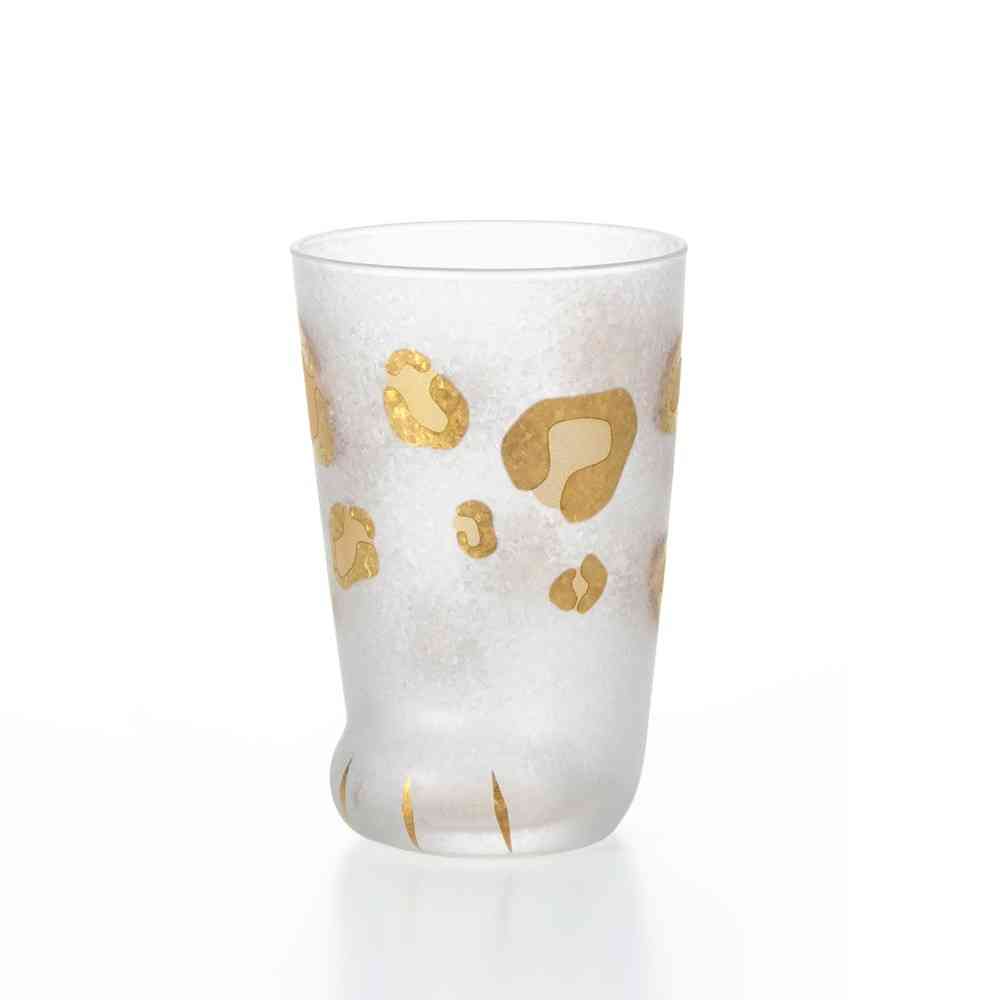 ADERIA Coconeco Cat Paw Glass With Gold Pattern