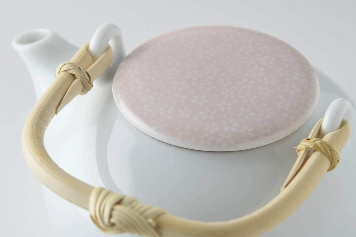 MIYAMA Casane Te Mino Ware Cherry Blossom Peach Glaze Teapot 320 ml