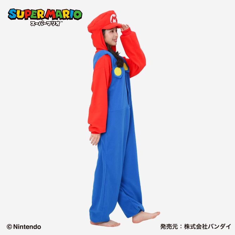 Nintendo Super Mario Mario Fleece Kigurumi, Adult Size M