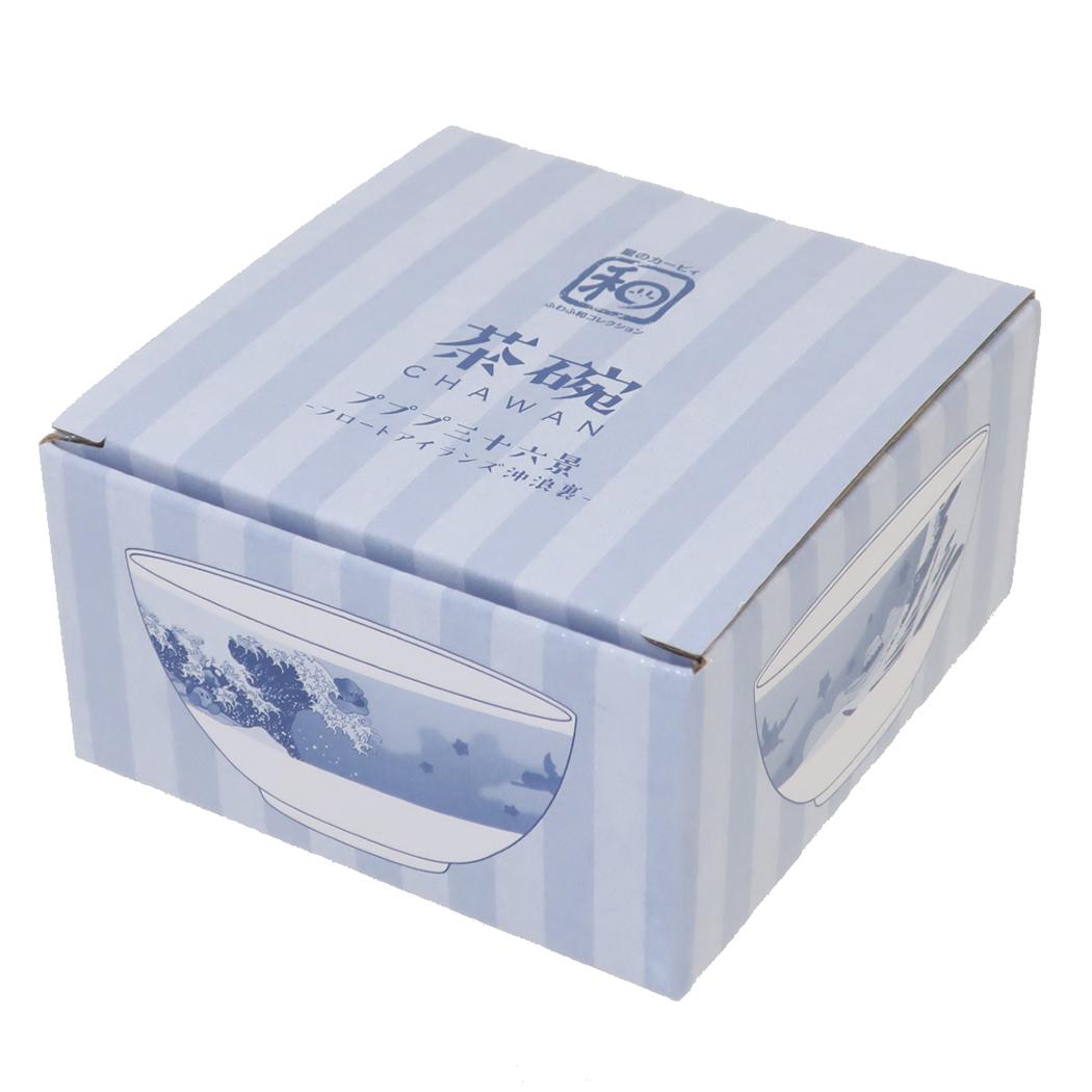 Ensky Kirby Great Wave Porcelain Rice Bowl