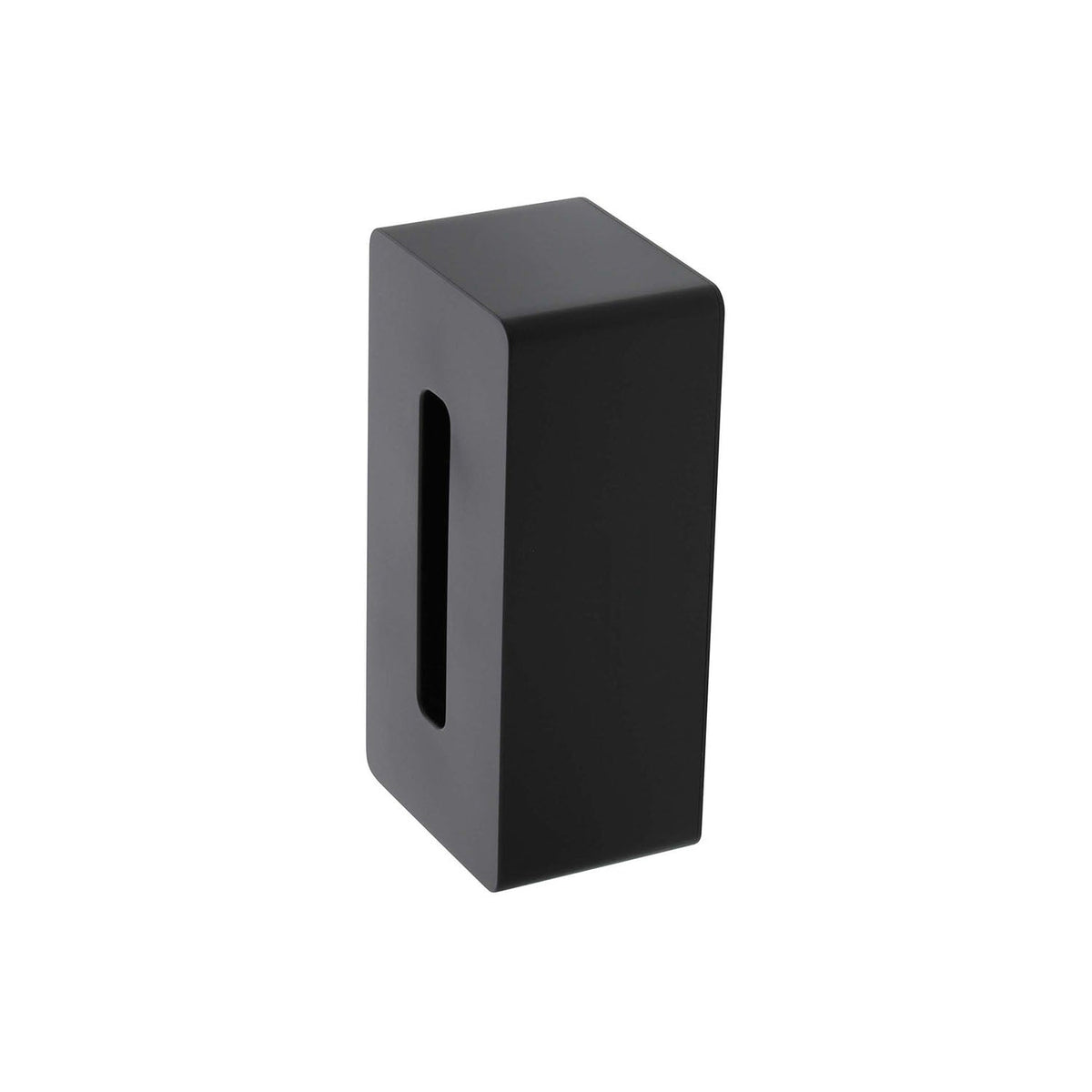 Yamazaki Tower Magnetic Tissue Case, Magnetic Case With a Divider That Adjusts in Three Heights for Boxes up to 9.5 cm High, Sticks to a Steel Wall at a Height You Choose, Holds 500 g, 26 x 13 x 10 cm and 425 g, White or Black