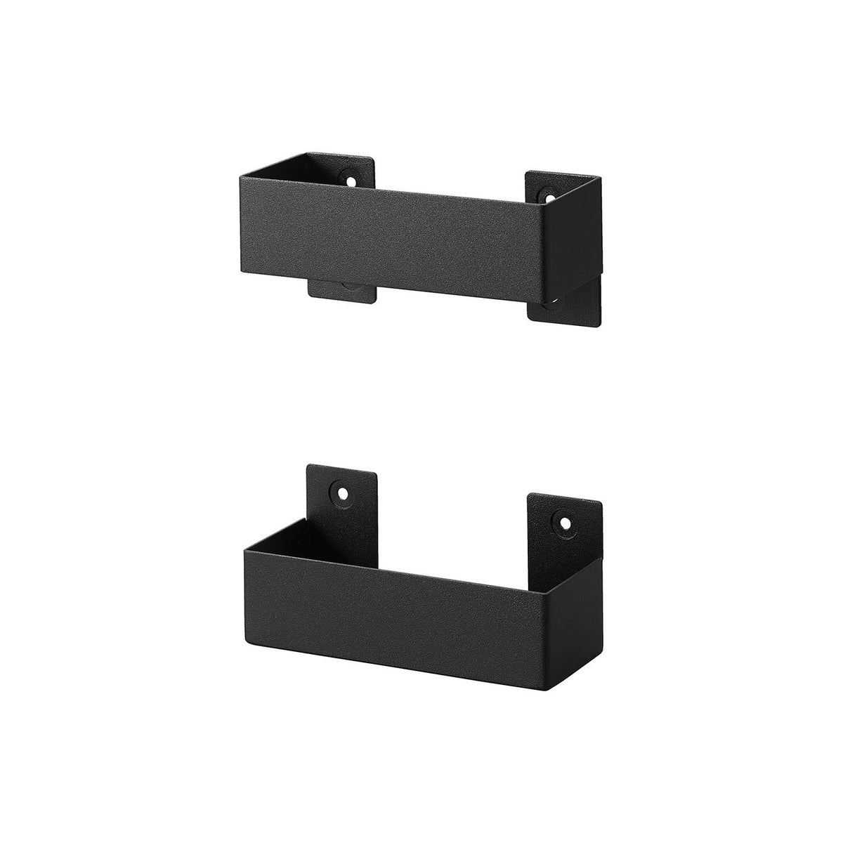 Yamazaki Nooks Wall Cat Scratcher Holder, Wall Brackets That Hold a Cat Scratcher at the Height Your Cat Likes and Swap Scratchers by Lifting Out and Dropping In, Holds 2 kg, 12.2 x 5 x 5.5 cm each part and 250 g, White or Black