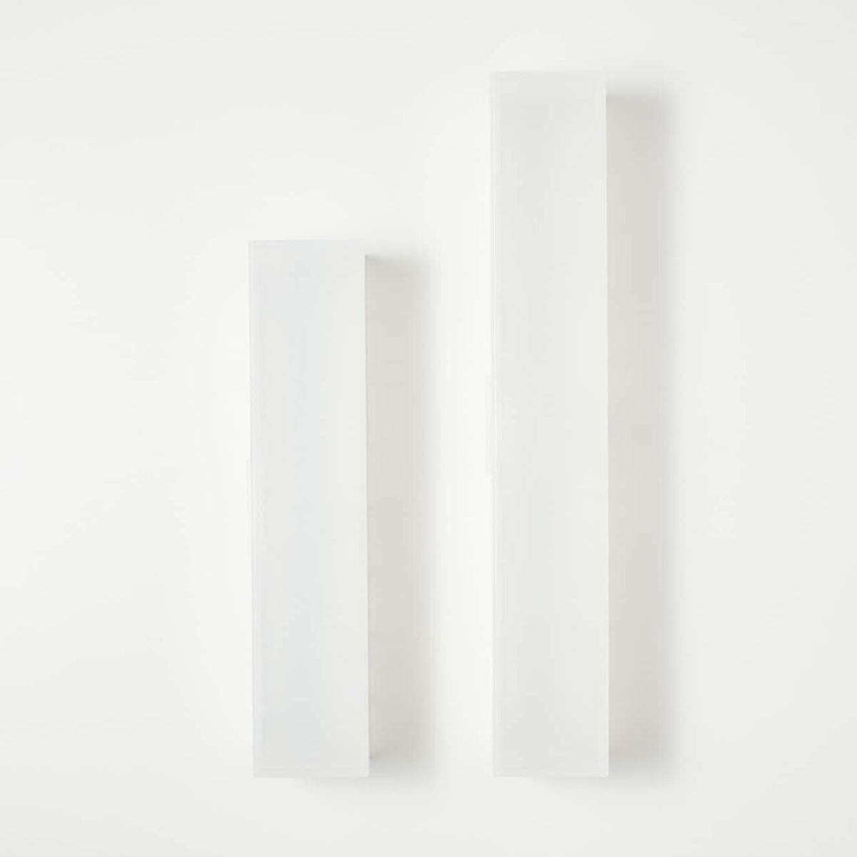 MUJI Polypropylene Wrap Case, Large for 25 to 30 cm Wide Wrap with Stainless Blade and Anti-Slip Parts, 31 x 5.5 x 5 cm, Translucent