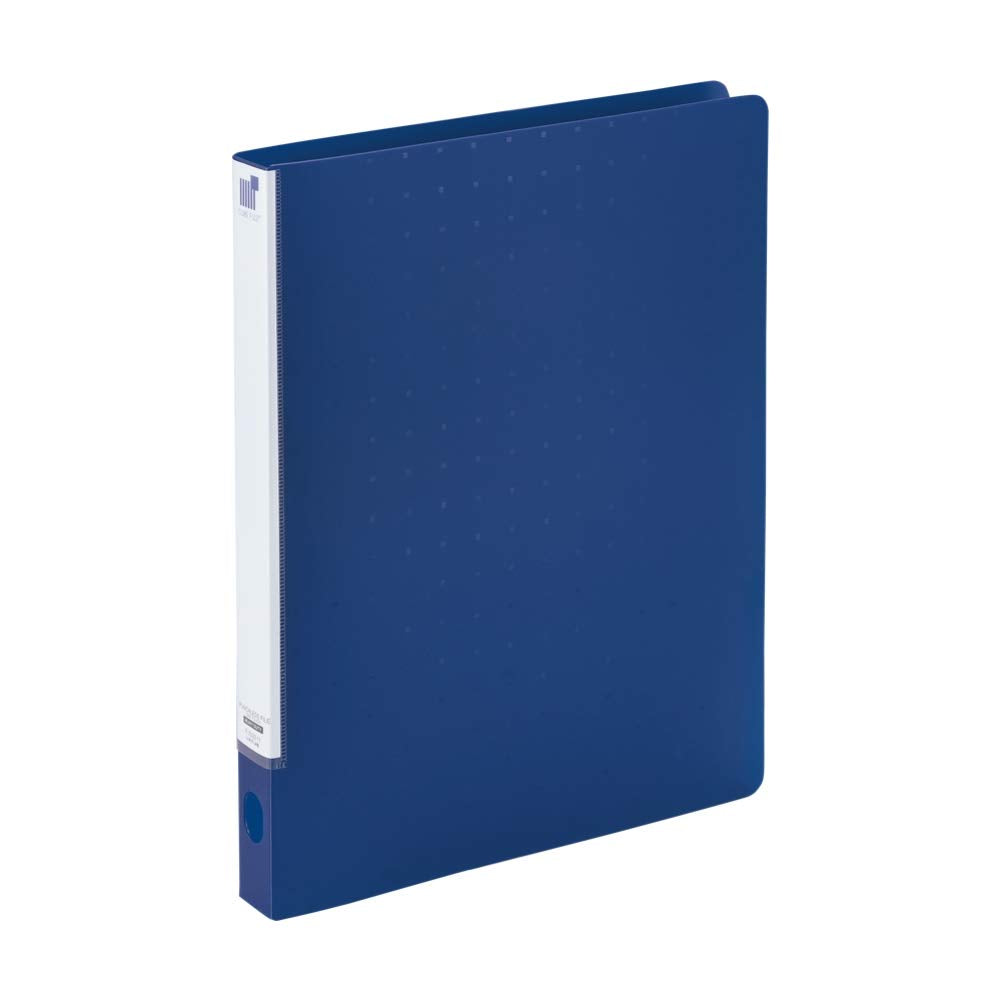 Lihit Lab Punchless File F7032, One-Touch Lever Clamp Binder A4-S for 160 Sheets, PP Cover with Finger Hole, 28 x 245 x 306 mm, 176 g, 7 Colours