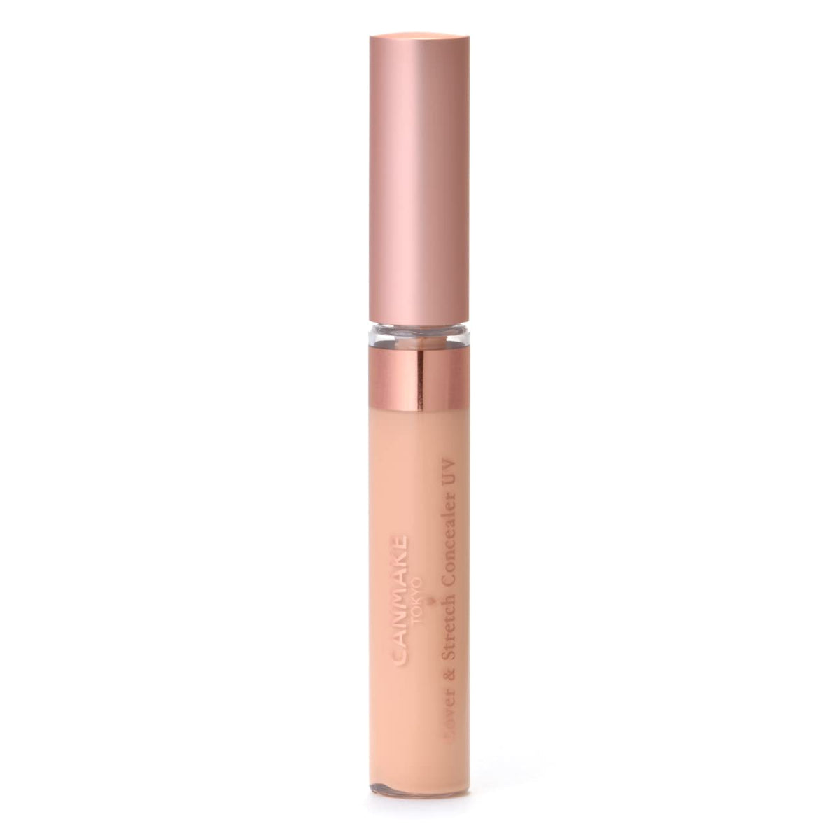 Canmake Cover and Stretch Concealer UV, Waterproof Liquid Concealer SPF30 PA++ for Spots, Dark Circles and Pores, 7.5 g