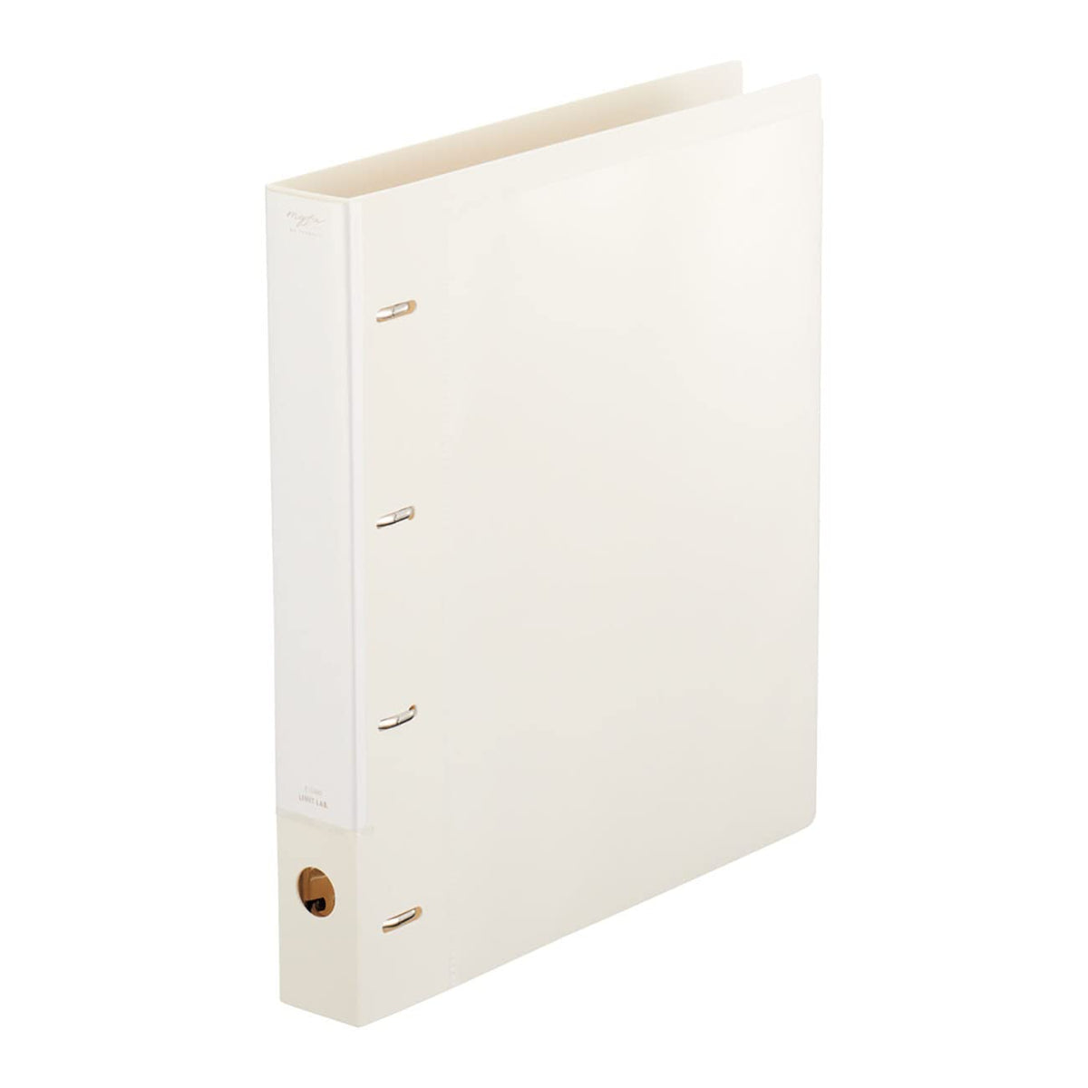 Lihit Lab Collection Ring File, Mini, A5, A5 Wide, A4, A4 Wide or A4 Super-Wide with 2 or 4 Rings and Polypropylene Cover for Cards, Photos and Papers, Jet Black or Milky White