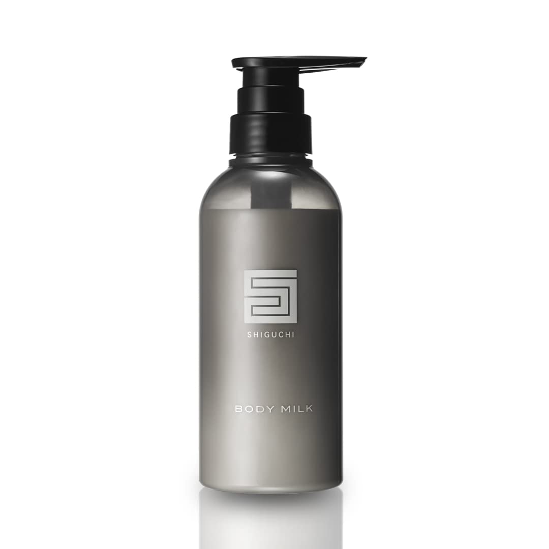 CHRONO CHARME Shiguchi Collection Body Milk, Moisturising Body Lotion with White Grape Moisturising Ingredient Chronocharldi, About 98 Percent Natural-Derived, ReConnect Cedar and Hinoki Aroma, 300 mL