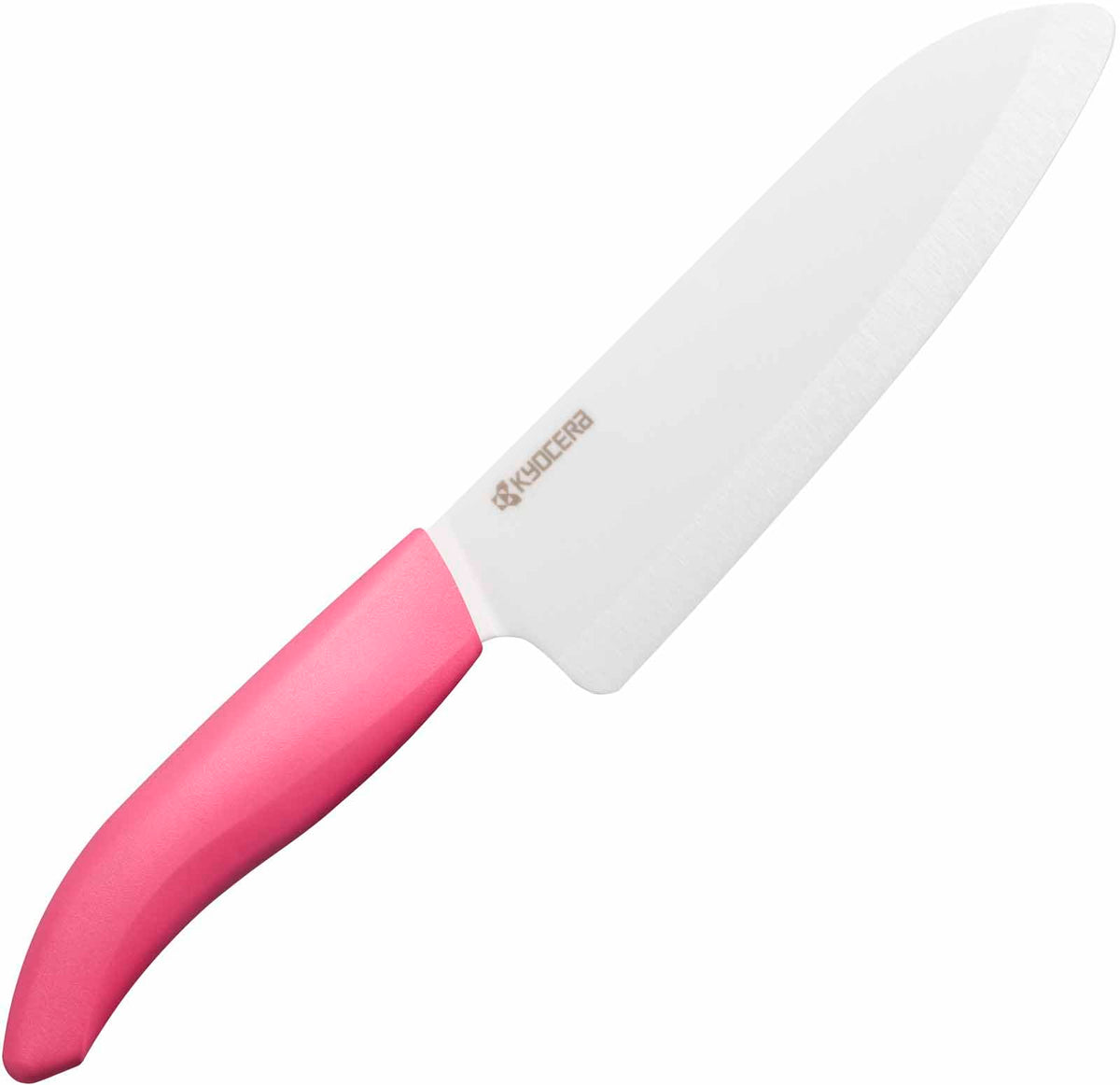KYOCERA Bio-Resin Handle Ceramic Santoku Knife 16 cm — 5 Colours