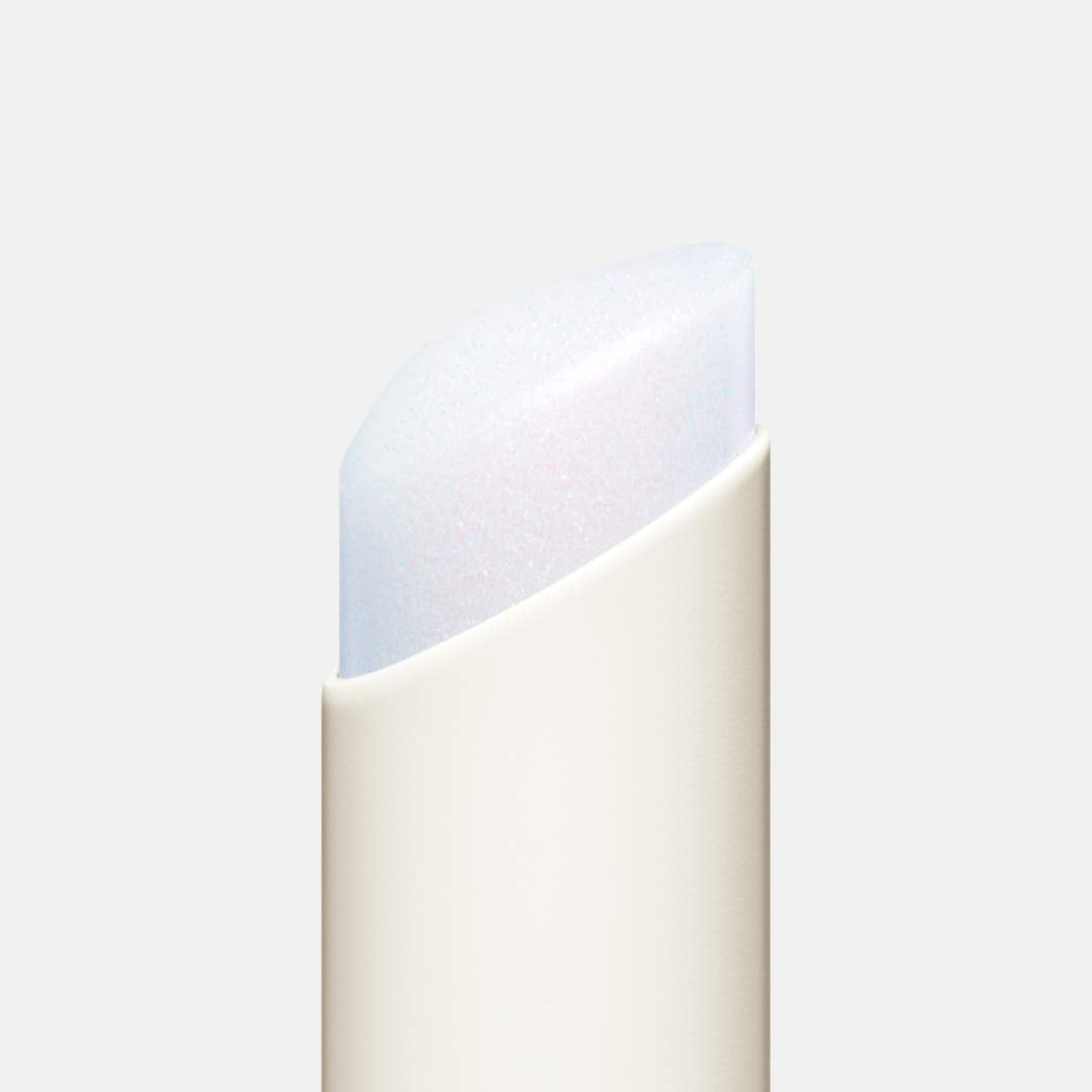 UZU BY FLOWFUSHI 38°C / 99°F Lip Balm Stick YOU, Clear Hologram Sheer Semi-Gloss, Fragrance-Free, Low Irritation, 3.8 g