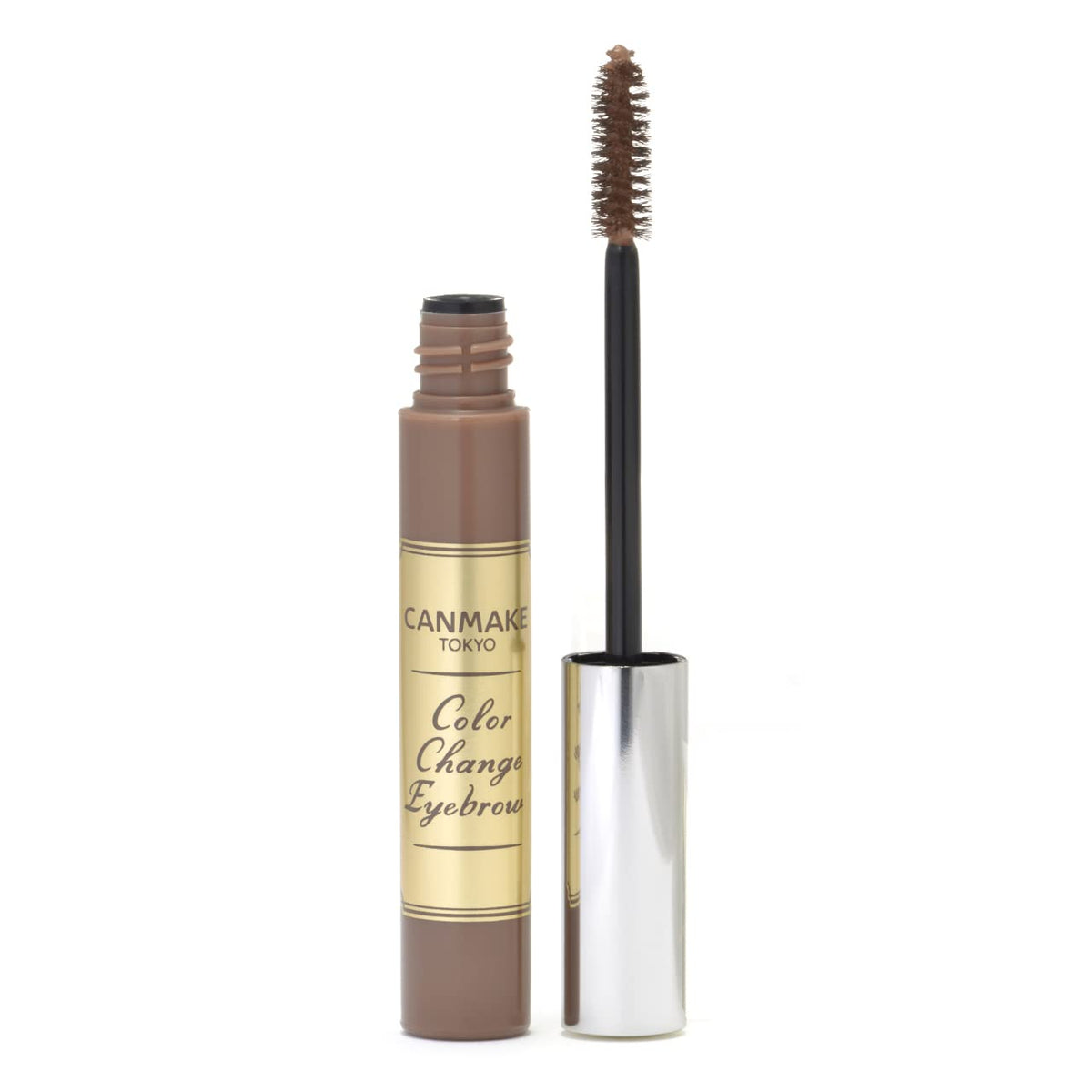 Canmake Color Change Eyebrow, High-Colour Brow Mascara that Coats Brows, Resists Water and Sweat and Washes Off with Warm Water, 4.9 g