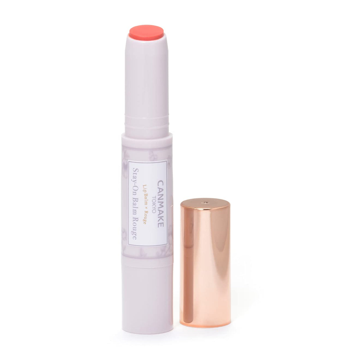 Canmake Stay-On Balm Rouge, Moisturising Balm-Type Lipstick that Can Be Applied Directly to Dry Lips with a Natural Gloss, 2.7 g